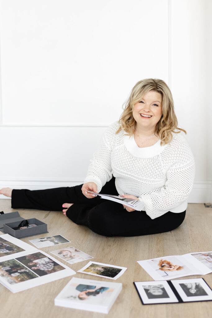 Portraits by Kendra with printed photos