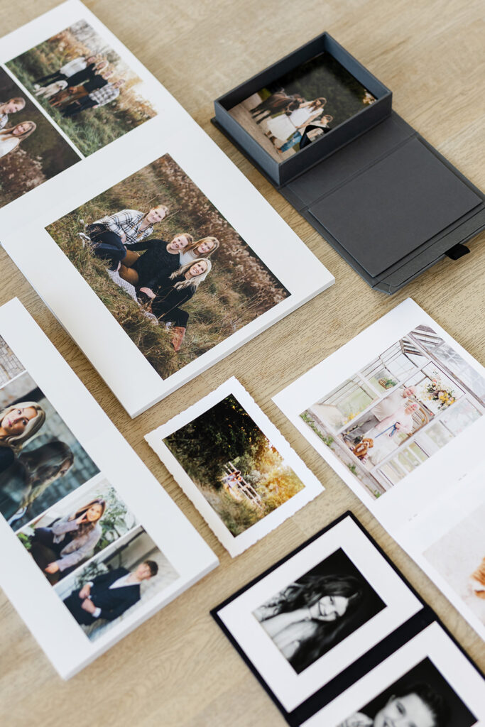Printed Photos included albums, frames