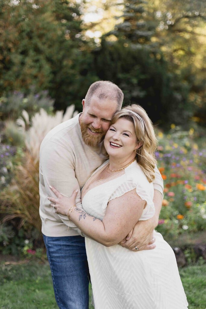 Kendra of Portraits by Kendra with her husband, Wes.