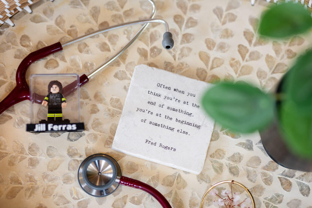 Jill of Energetic Wealth posing in Sunroom Studios during her Signature Brand Session with Portraits by Kendra, photographed in the Kitchener-Waterloo area.