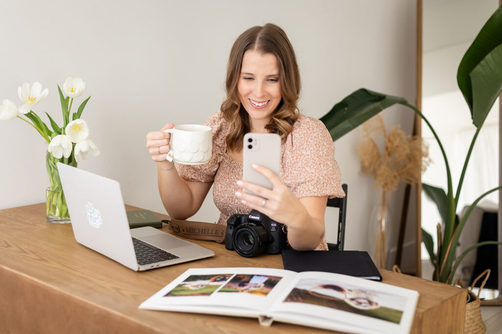 Branding photo taken by Kitchener-Waterloo photographer, Portraits by Kendra