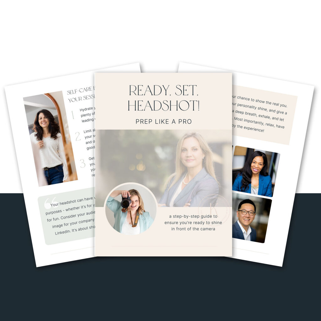 Portraits by Kendra's Prep Like a Pro helpful guide for headshots.