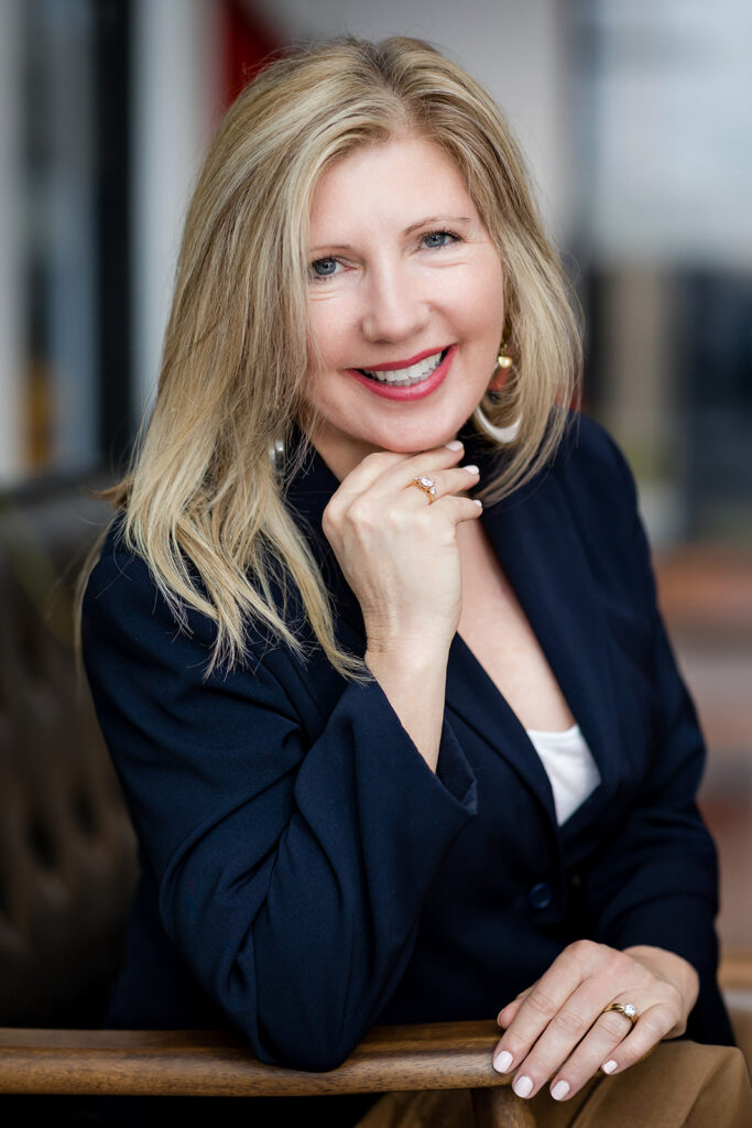 Polished yet natural professional headshot by Kitchener-Waterloo photographer Kendra - modern headshots for real people.